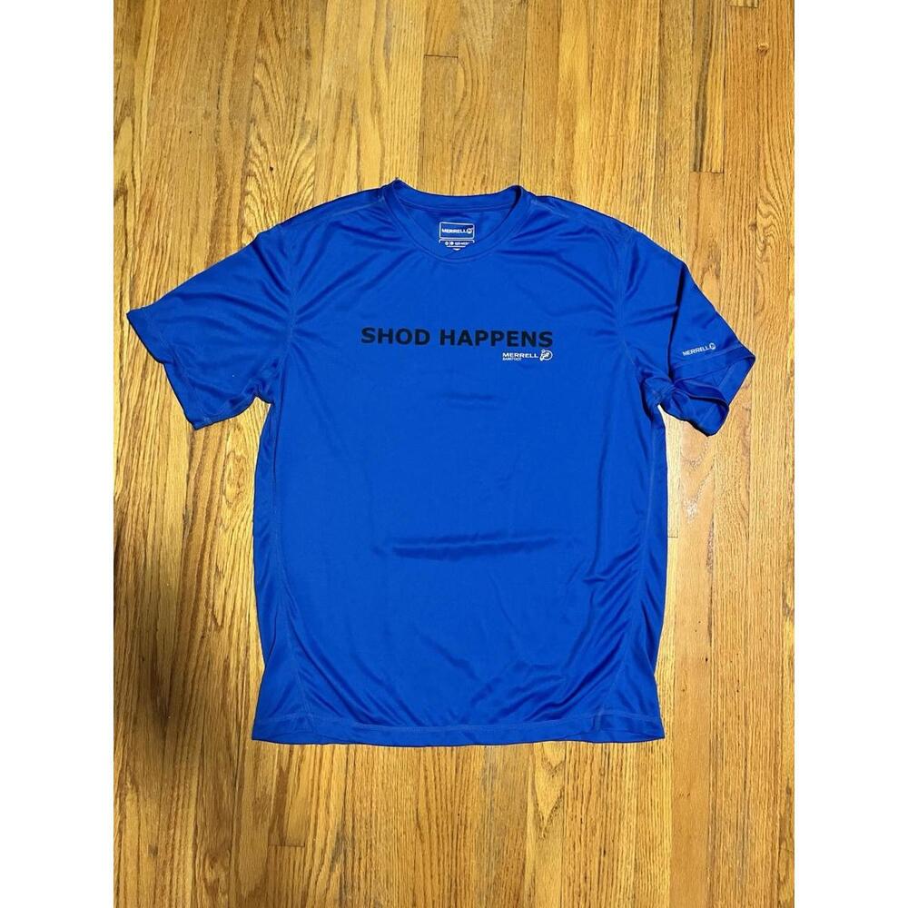Merrell Performance T Shirt Men's Blue Size Large